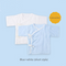 Blue and White Short 59 Cm