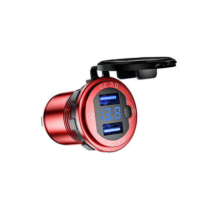Cargador USB Rápido para Auto con Interruptor de Control - Image 5