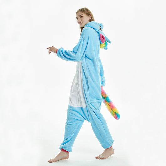Pijama Enteriza Térmica Franela Pandas y Dinosaurios Otoño-Invierno - Image 7