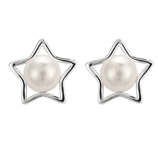 Aretes de Perla Plata Esterlina Hipoalergénicos Auténticos - Image 6