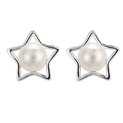 Aretes de Perla Plata Esterlina Hipoalergénicos Auténticos - Image 2