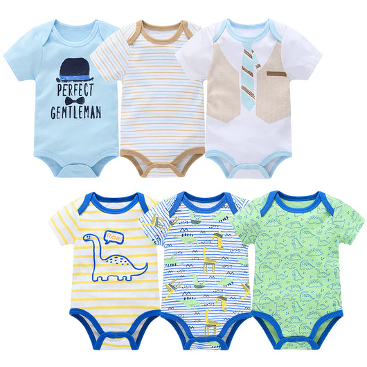 Pack de 6 Camisetas Manga Corta para Bebé Niño