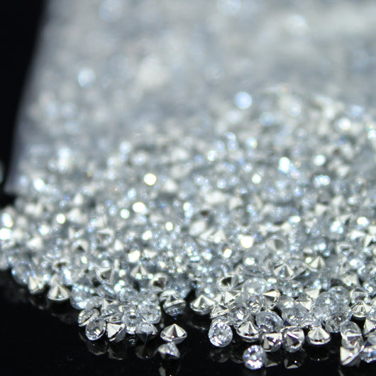 Diamante Suelto de 2.5mm con Base Acrílica Transparente para Joyería de Bodas - Image 7