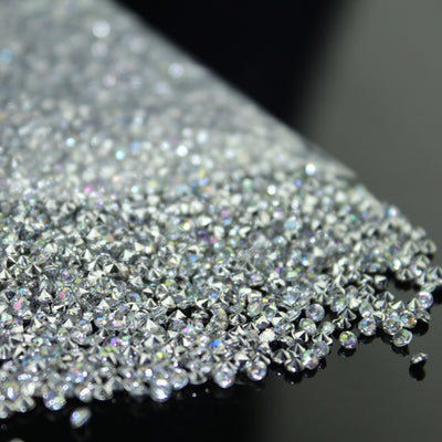 Diamante Suelto de 2.5mm con Base Acrílica Transparente para Joyería de Bodas - Image 3