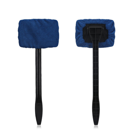 Kit Limpiador de Cristales para Auto con Cepillo Microfiber y Mango Extensible