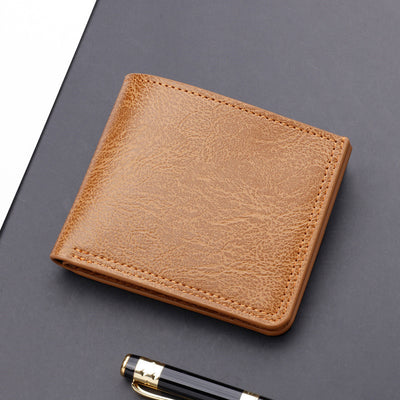 Cartera Corta para Hombre con Botón - Portadocumentos Compacto - Image 9
