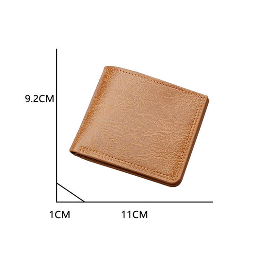 Cartera Corta para Hombre con Botón - Portadocumentos Compacto - Image 11