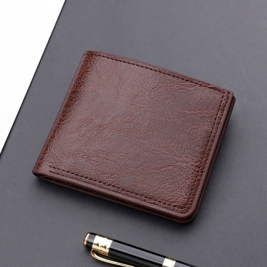 Cartera Corta para Hombre con Botón - Portadocumentos Compacto - Image 5