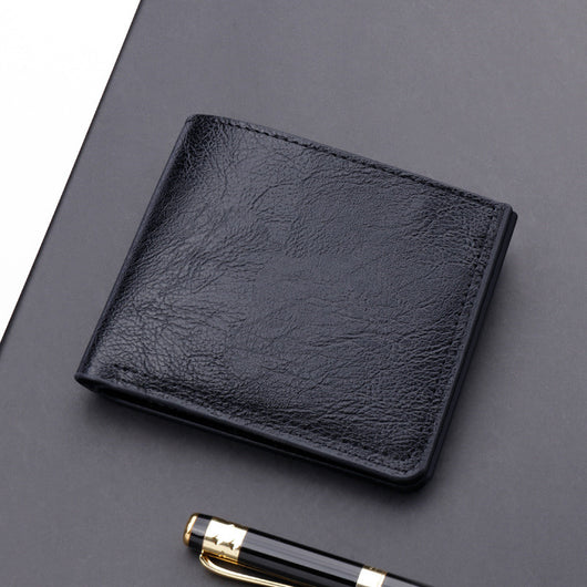 Cartera Corta para Hombre con Botón - Portadocumentos Compacto - Image 3