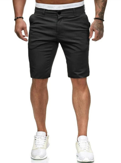 Shorts Casuales Slim Fit para Hombre - Estilo Europeo Moderno