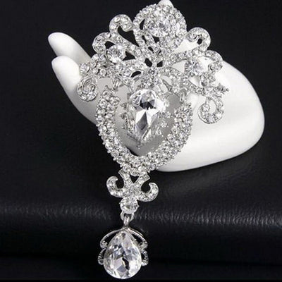 Broche Colgante de Cristal Corona Elegante - Image 9