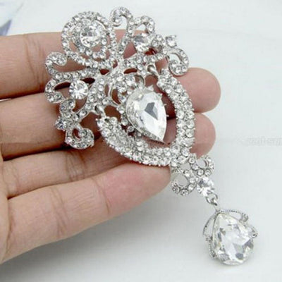 Broche Colgante de Cristal Corona Elegante - Image 10