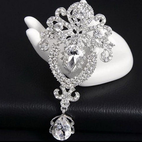 Broche Colgante de Cristal Corona Elegante - Image 3