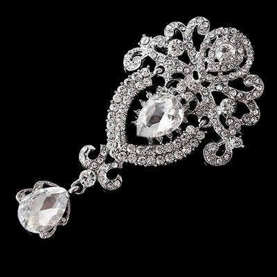 Broche Colgante de Cristal Corona Elegante - Image 2