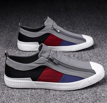 Zapatos de Lona Cómodos con Cierre Rápido - Estilo Casual Transpirable