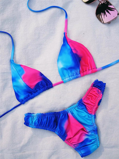 Bikini Estampado Arcoíris de Moda Europea y Americana - Diseño Sexy - Image 8
