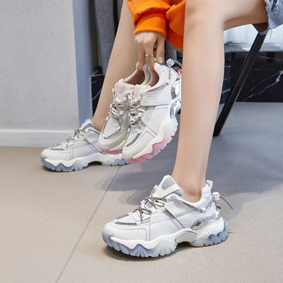 Zapatos Escolares Blancos de Corte Bajo y Boca Poco Profunda - Image 3