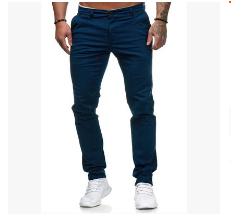 Pantalones Casuales Slim Fit para Hombre - Cómodos y Versátiles - Image 8