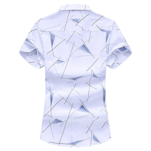 Camisa Casual de Algodón con Estampado Floral para Hombre - Image 12
