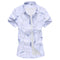 Camisa Casual de Algodón con Estampado Floral para Hombre