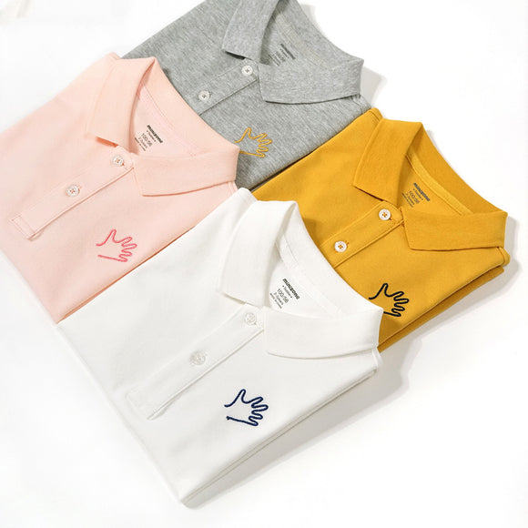 Blusa Clásica Transpirable con Cuello Solapa