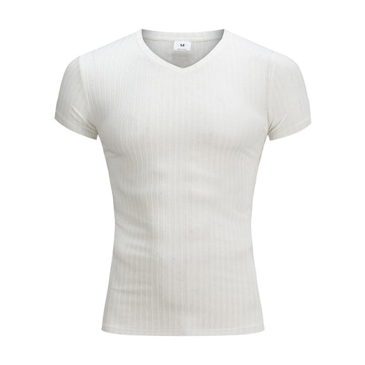 Playera Deportiva Slim Fit con Rayas para Hombre - Image 8