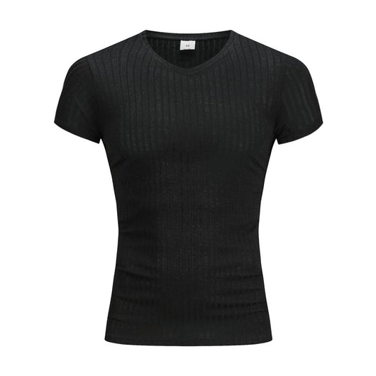 Playera Deportiva Slim Fit con Rayas para Hombre - Image 2