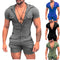 Enterizo Slim Fit con Cierre para Hombre - Manga Corta