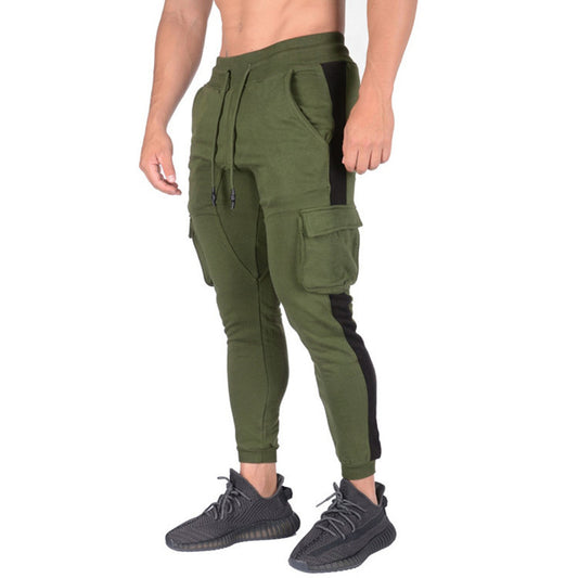 Pantalones Versátiles para Hombre con Bolsillos Laterales y Cordón Ajustable - Image 2