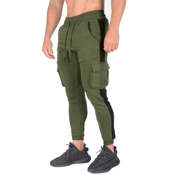 Calça Masculina Versátil com Bolsos Laterais e Cordão Ajustável