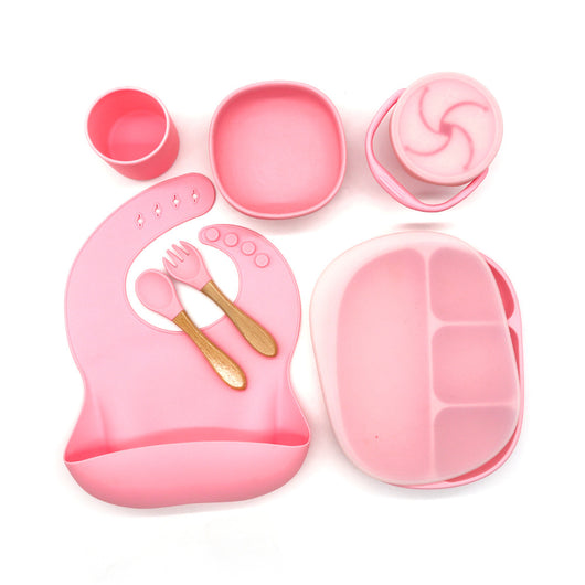 Juego de Vajilla Infantil Antideslizante con Plato, Tazón, Cubiertos y Vaso - Image 13
