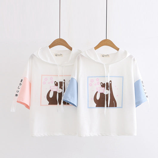 Playera Estampada Osito Dulce para Mujer - Diseño Tierno y Cómodo