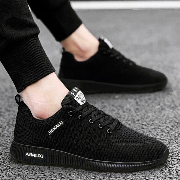 Zapatillas Deportivas Hombre Estilo Coreano Transpirables Malla Ligera