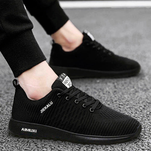 Zapatillas Deportivas Hombre Estilo Coreano Transpirables Malla Ligera
