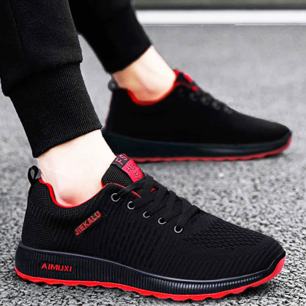Zapatillas Deportivas Hombre Estilo Coreano Transpirables Malla Ligera