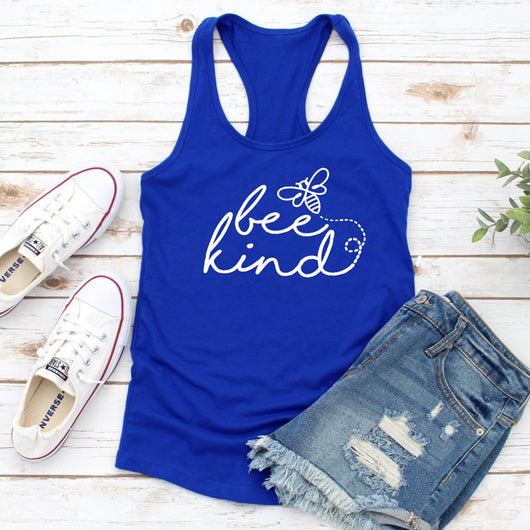 Musculosa Deportiva Mujer Estampado Bee Kind - Image 6