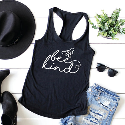 Musculosa Deportiva Mujer Estampado Bee Kind - Image 2