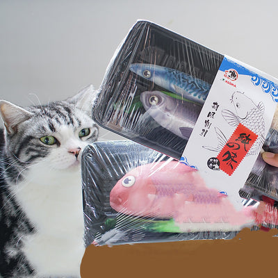 Juguete Interactivo de Salmón y Mero con Catnip para Gatos - Image 8