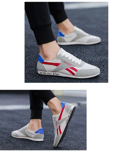 Zapatillas Deportivas Hombre Lona Estilo Coreano Otoño - Image 10