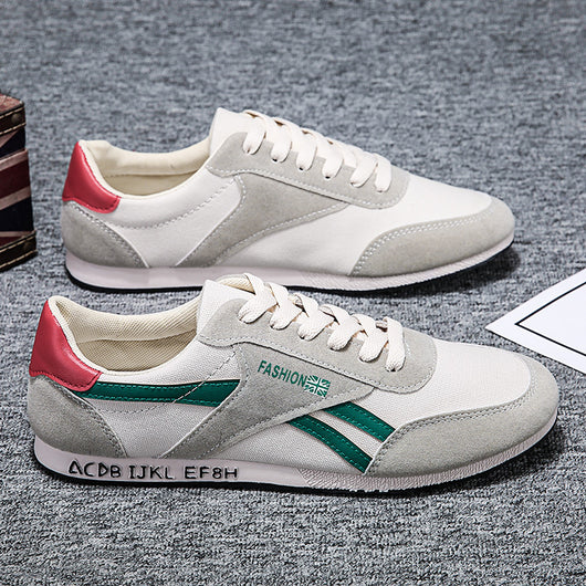 Zapatillas Deportivas Hombre Lona Estilo Coreano Otoño - Image 12