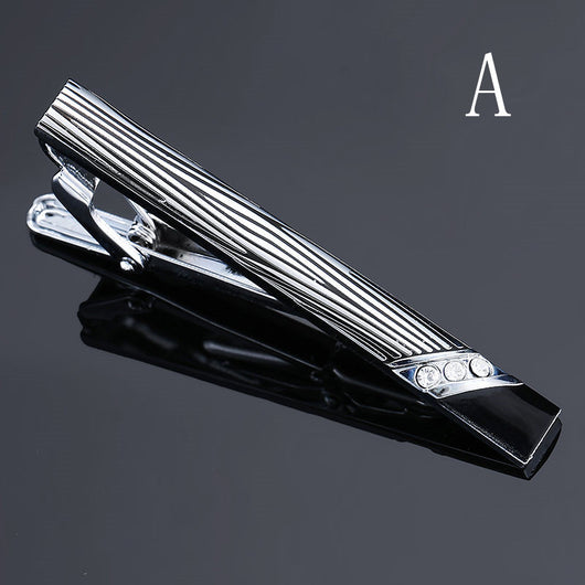 Broche para Corbata Floral de Goma Pulida en Bronce - Elegancia Empresarial para Hombre
