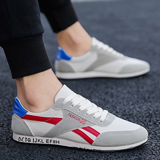 Zapatillas Deportivas Hombre Lona Estilo Coreano Otoño - Image 4
