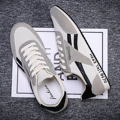 Zapatillas Deportivas Hombre Lona Estilo Coreano Otoño - Image 3