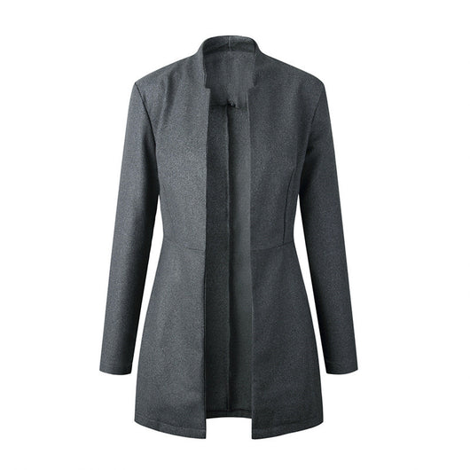 Abrigo de Lana Tipo Trench Coat Largo - Image 8