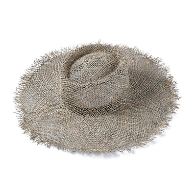 Sombrero de Playa Transpirable Verde en Paja Natural - Image 10