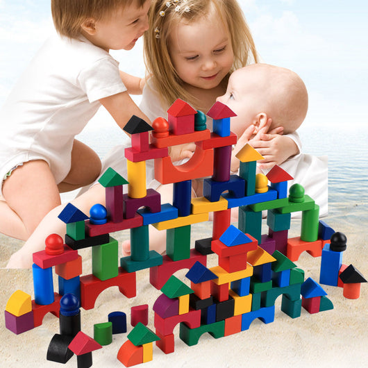 Bloques de Madera con Colores para Construcción - Juguete Educativo Infantil - Image 9