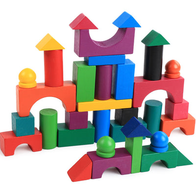Bloques de Madera con Colores para Construcción - Juguete Educativo Infantil - Image 4