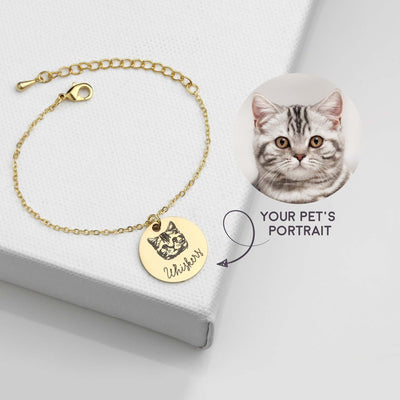 Pulsera Artesanal Pintada a Mano con Gato y Perro - Image 11