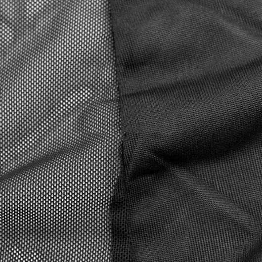 Vestido Pijama Negro Sensual de Malla con Tirantes Finos para Mujer - Image 13