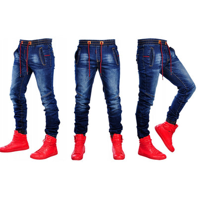 Jeans Elásticos para Hombre Estilo Europeo y Americano - Image 2